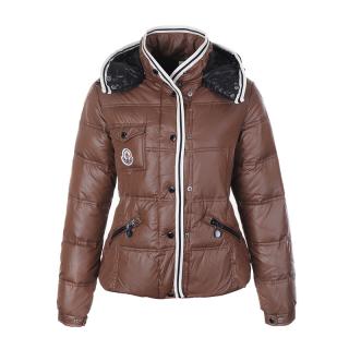 Doudoune Moncler Quincy Femme Brun